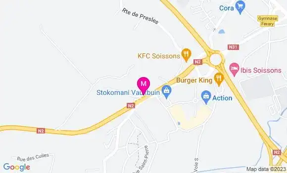 Localisation Esso Express