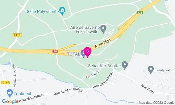 Localisation Relais Saverne Monswiller