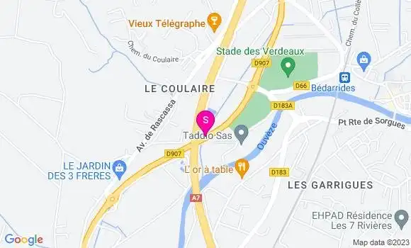 Localisation Esso Express