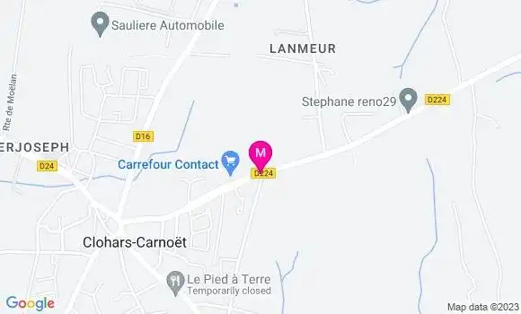 Localisation Carrefour Contact