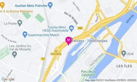 Localisation Access TotalEnergies