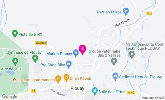 Localisation Carrrefour Market