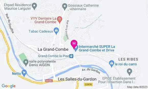 Localisation Intermarché Station