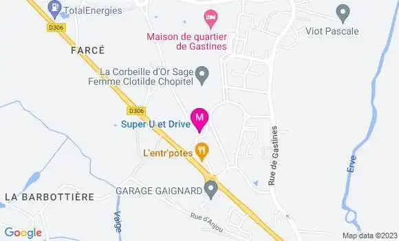 Localisation Super U