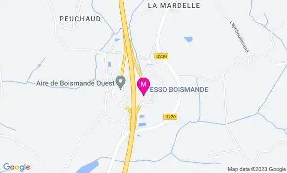 Localisation Esso Boismande