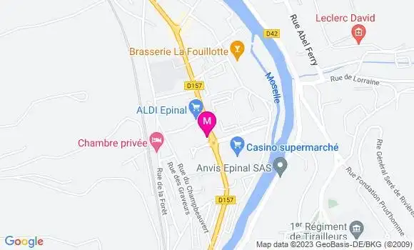 Localisation Station Eni