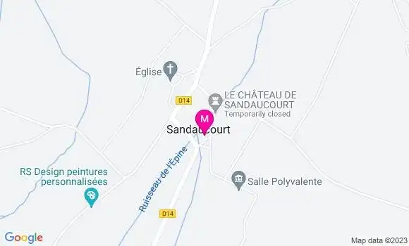 Localisation Aire de Lorraine