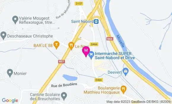 Localisation Intermarché Station