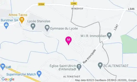 Localisation Station Leclerc