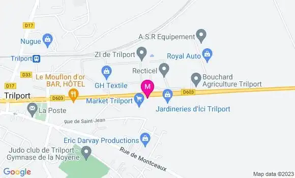 Localisation Carrefour Market