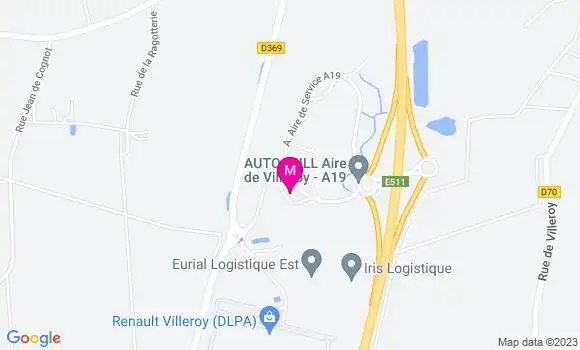 Localisation Esso Villeroy