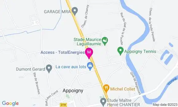 Localisation Access TotalEnergies
