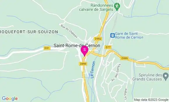 Localisation Suau Michel