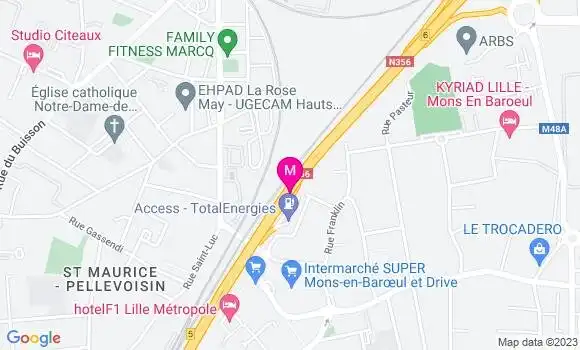 Localisation Access Total Energies