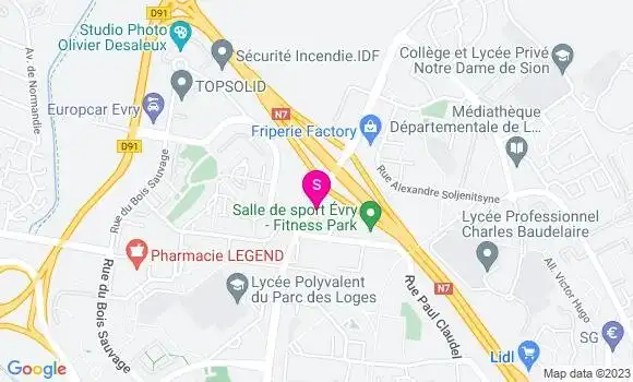 Localisation Esso Express