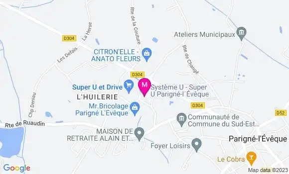 Localisation Station U