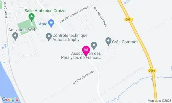Localisation Atac