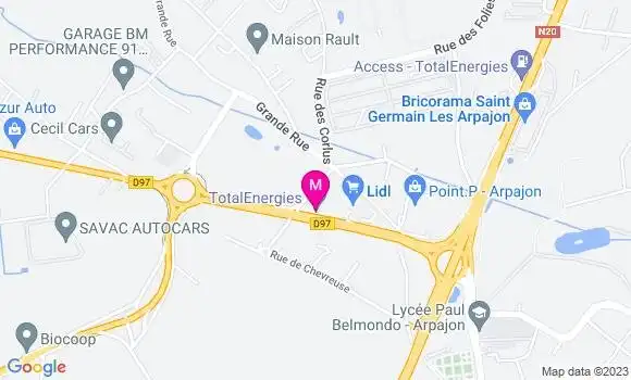 Localisation TotalEnergies