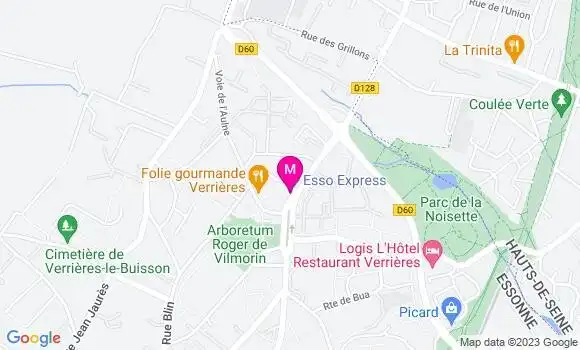 Localisation Esso Express