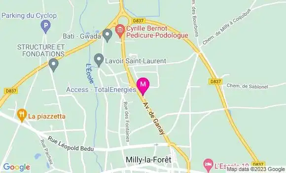 Localisation Access TotalEnergies