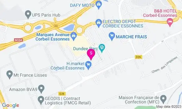 Localisation Relais Corbeil Essonnes