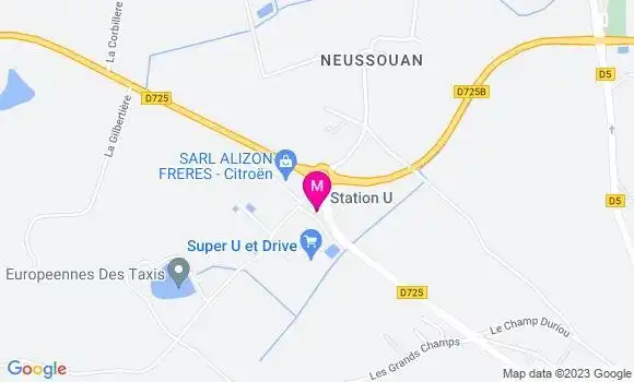 Localisation Station U