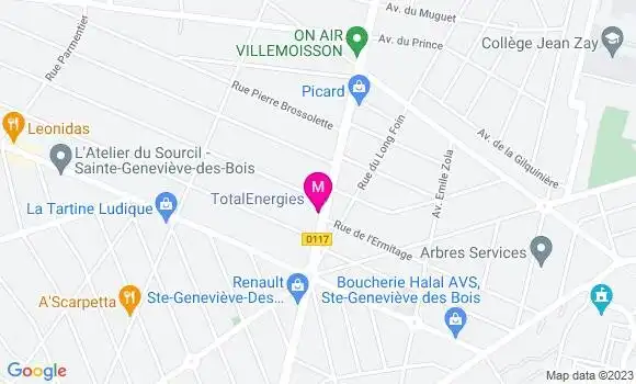 Localisation Relais de la Concorde