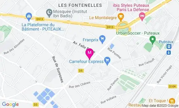 Localisation Station Bp Nanterre