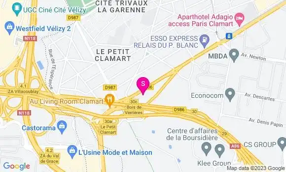 Localisation Relais Clamart Trebignaud