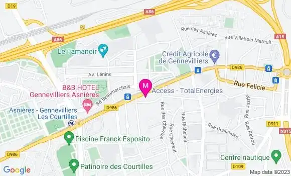 Localisation TotalEnergies
