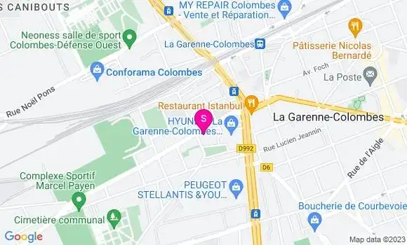 Localisation Esso Express