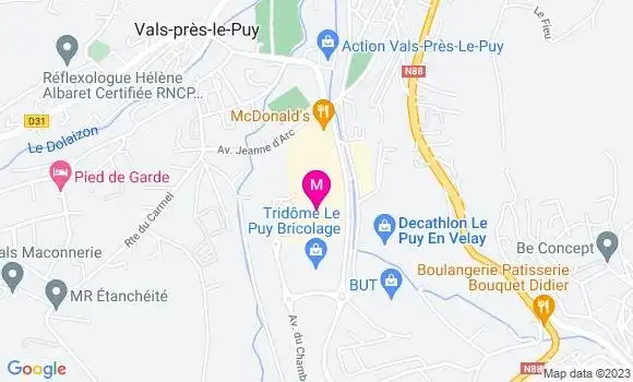 Localisation Station Géant Casino
