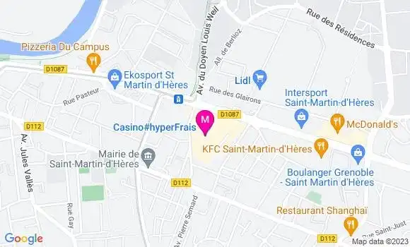 Localisation Station Géant Casino
