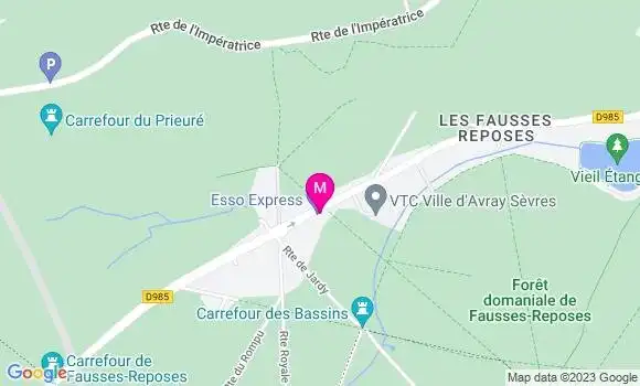 Localisation Esso Express
