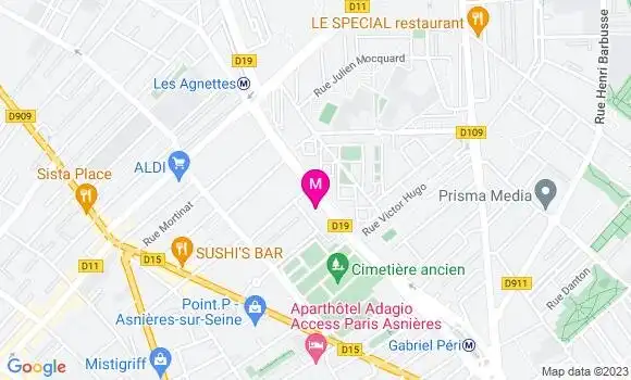 Localisation Esso Express