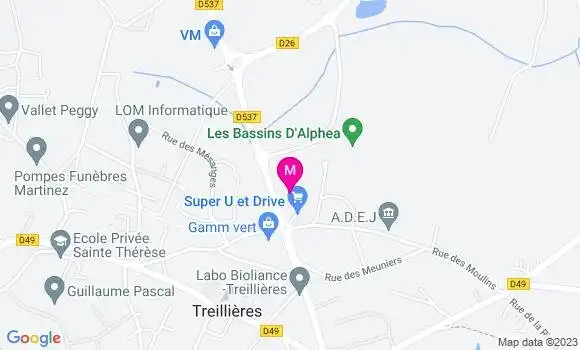 Localisation Super U
