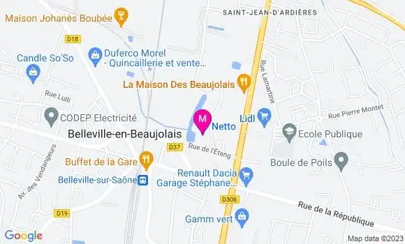 Localisation Netto