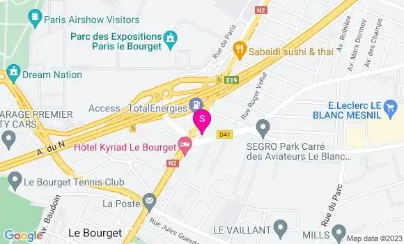 Localisation Esso Express