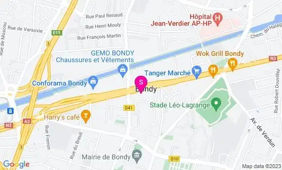 Localisation Esso Express