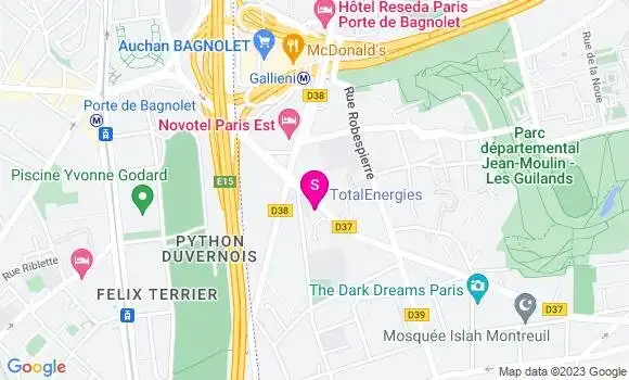Localisation TotalEnergies