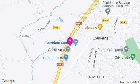 Localisation Carrefour Contact