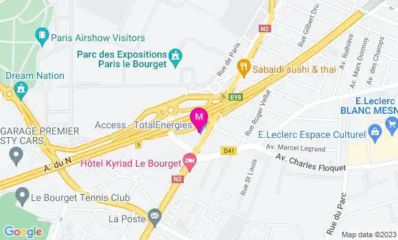 Localisation Access TotalEnergies