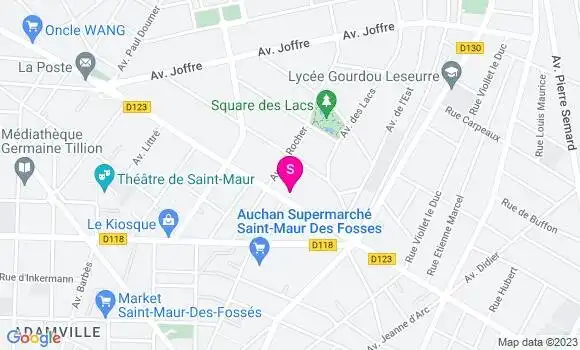 Localisation Esso Express