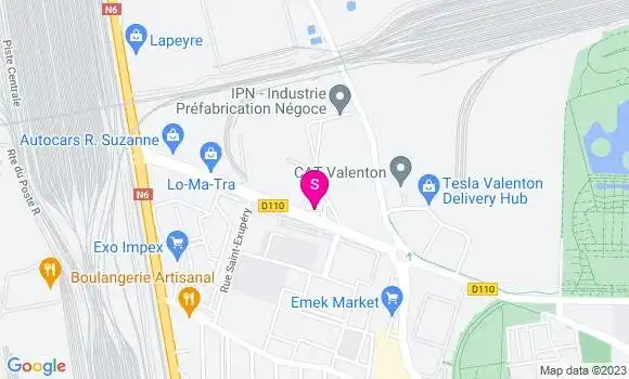 Localisation Esso Express