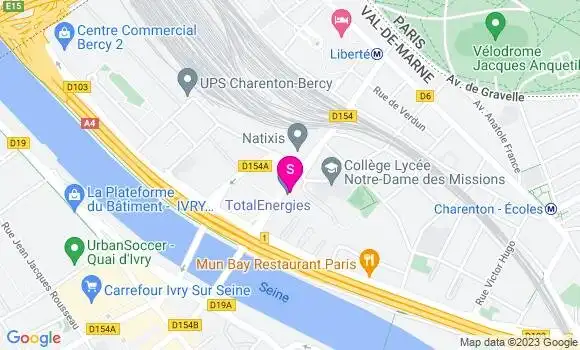 Localisation TotalEnergies