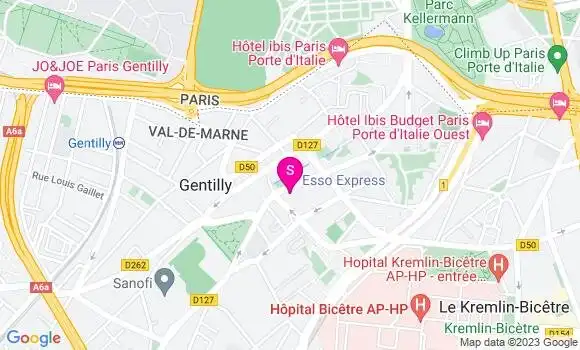 Localisation Esso Express