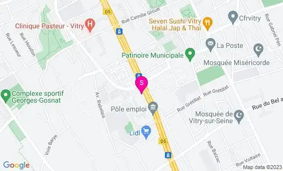 Localisation Esso Express