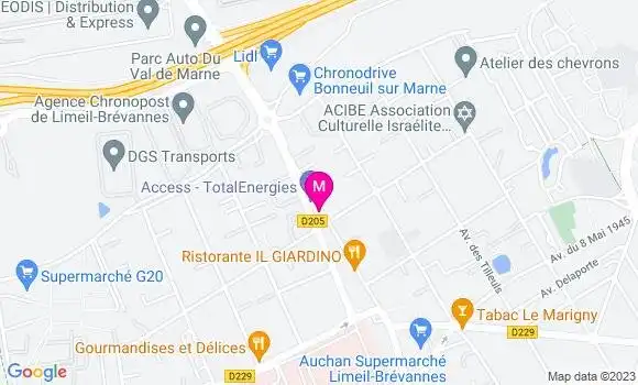 Localisation Access TotalEnergies
