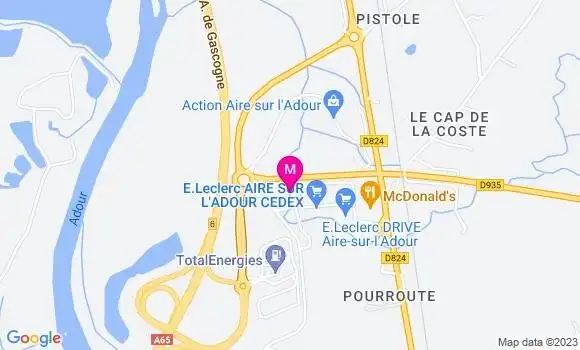 Localisation Station Leclerc