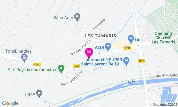 Localisation Intermarché Station